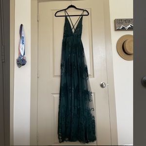 Ever After Emerald Green Maxi Dress